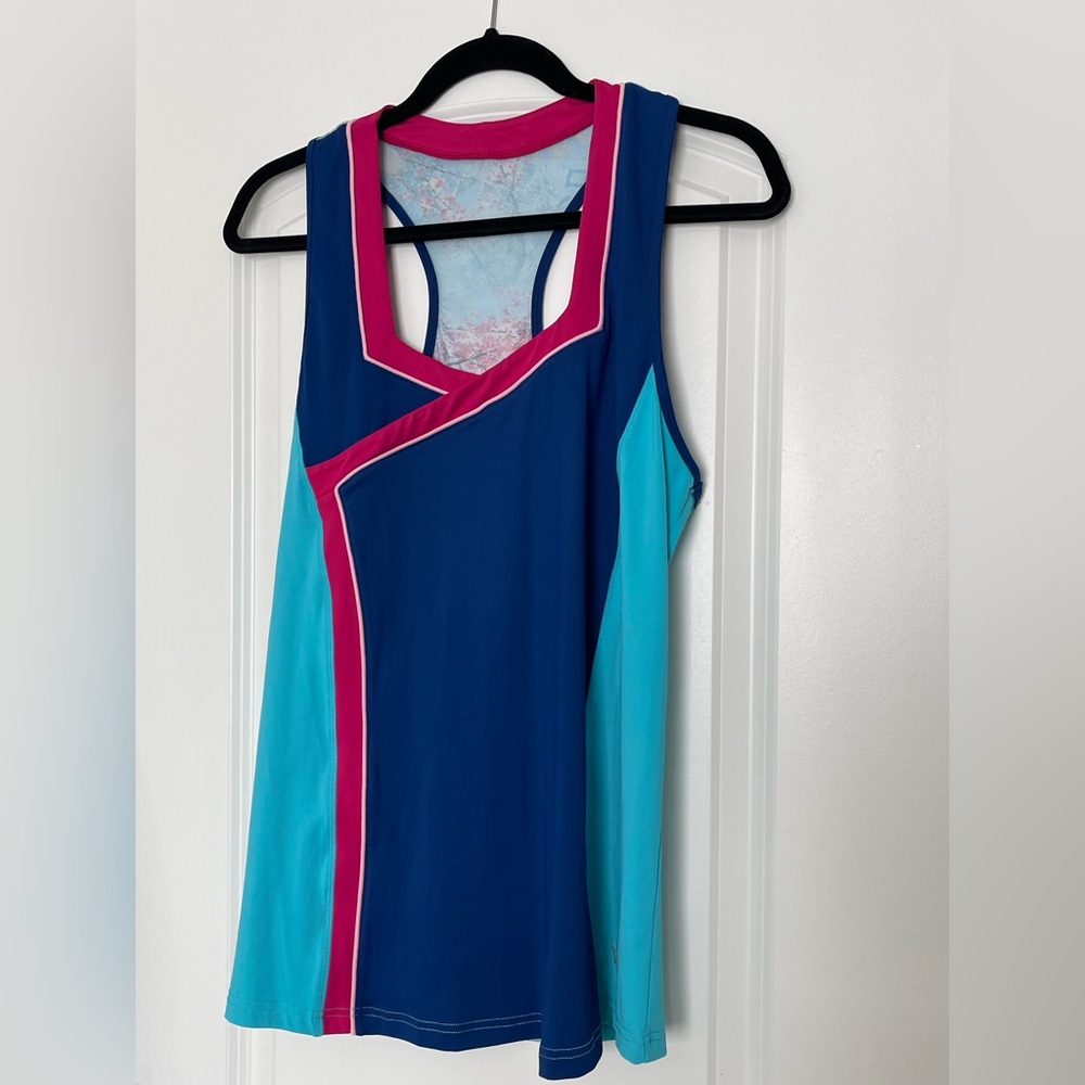 EUC Crowned Athletics Honorable Princess Flow Tank - L